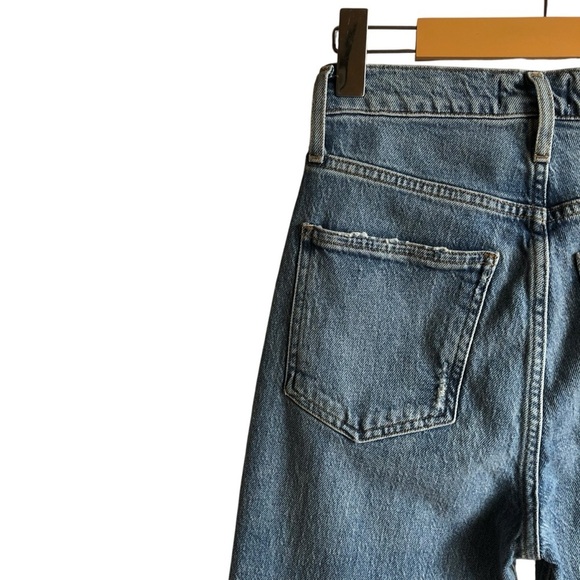 Agolde Freya High Rise Slim Blue Jeans Size 23 Quiver Med-Light Wash NWT NEW - Picture 11 of 16